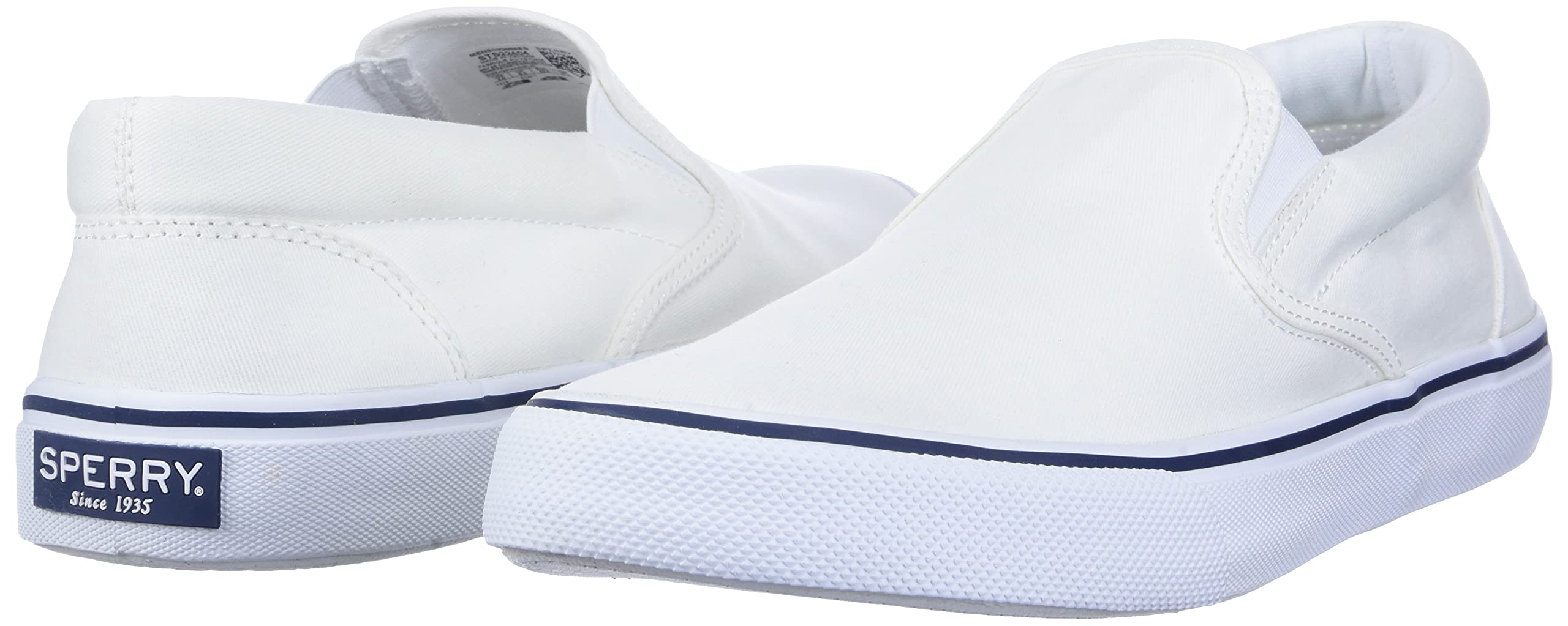 Sperry Men's Striper II Slip on Sneaker, White - US Size 8 (7881160130798)